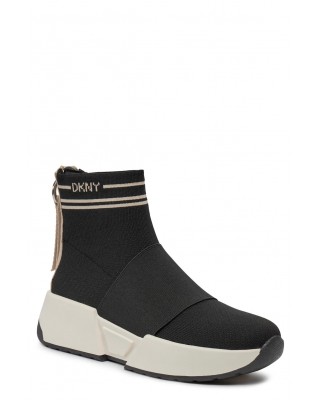 Γυναικεία μαύρα sneakers - μποτάκι κάλτσα - DKNY Marini K1402637 Γυναικεία μαύρα sneakers - μποτάκι κάλτσα - DKNY Marini K1402637