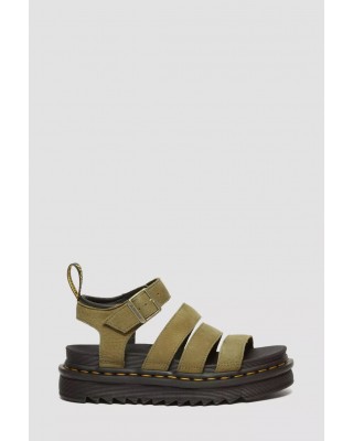 Γυναικεία λαδί δερμάτινα σανδάλια - DR Martens Blaire Tumbled 31735357 Γυναικεία λαδί δερμάτινα σανδάλια - DR Martens Blaire Tumbled 31735357