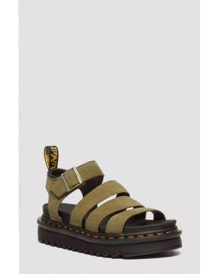 Γυναικεία λαδί δερμάτινα σανδάλια - DR Martens Blaire Tumbled 31735357 Γυναικεία λαδί δερμάτινα σανδάλια - DR Martens Blaire Tumbled 31735357