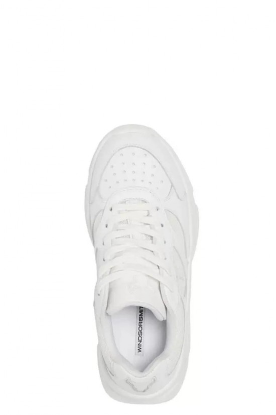Γυναικεία λευκά δερμάτινα sneakers - WindsorSmith Ghosted 0112000884