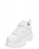 Γυναικεία λευκά δερμάτινα τρακτερωτά Sneakers - Windsor Smith Lupe 0112000667