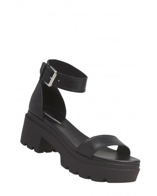 Γυναικεία μαύρα δερμάτινα σανδάλια - WindsorSmith Elsie 0112000973  Γυναικεία μαύρα δερμάτινα σανδάλια - WindsorSmith Elsie 0112000973