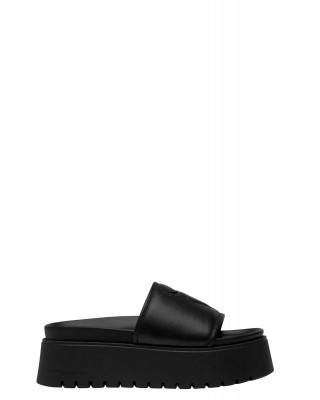 Γυναικείες μαύρες δερμάτινες πλατφόρμες - Windsor Smith Treats 0112000939 Γυναικείες μαύρες δερμάτινες πλατφόρμες - Windsor Smith Treats 0112000939