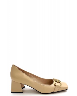 Γυναικείες μπεζ δερμάτινες γόβες - Favela Maceo Low 116001412 Γυναικείες μπεζ δερμάτινες γόβες - Favela Maceo Low 116001412