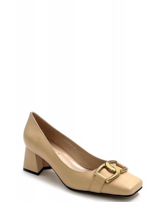 Γυναικείες μπεζ δερμάτινες γόβες - Favela Maceo Low 116001412 Γυναικείες μπεζ δερμάτινες γόβες - Favela Maceo Low 116001412