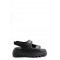 Black lether women's platforms Favela - Sampson 0116001398