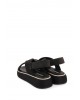 Γυναικεία μαύρα σανδάλια με πλατφόρμα - Gioseppo Bryher 71062