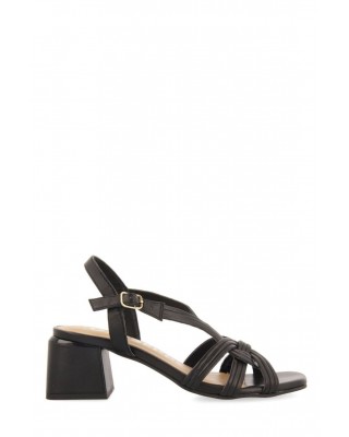 Γυναικεία δερμάτινα μαύρα πέδιλα - Gioseppo Bulqize 72275 Γυναικεία δερμάτινα μαύρα πέδιλα - Gioseppo Bulqize 72275