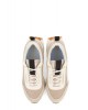 Γυναικείο λευκό sneaker με μπεζ λεπτομέρειες - Gioseppo Ballagat 71071
