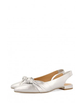 Γυναικείες ασημί δερμάτινες μπαλαρίνες - Gioseppo Iballe 72060 Γυναικείες ασημί δερμάτινες μπαλαρίνες - Gioseppo Iballe 72060
