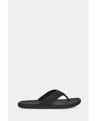 Ανδρική μαύρη δερμάτινη σαγιονάρα - Ugg 1102690 Ανδρική μαύρη δερμάτινη σαγιονάρα - Ugg 1102690