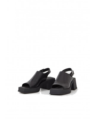 Γυναικεία μαύρα δερμάτινα σανδάλια - Vagabond Hennie 5537-101 Γυναικεία μαύρα δερμάτινα σανδάλια - Vagabond Hennie 5537-101