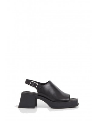 Γυναικεία μαύρα δερμάτινα σανδάλια - Vagabond Hennie 5537-101 Γυναικεία μαύρα δερμάτινα σανδάλια - Vagabond Hennie 5537-101