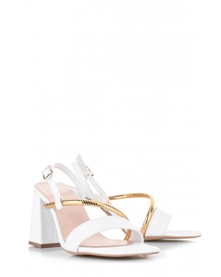 Γυναικεία λευκά δερμάτινα πέδιλα - Mariella Fabiani 2484/7 Γυναικεία λευκά δερμάτινα πέδιλα - Mariella Fabiani 2484/7