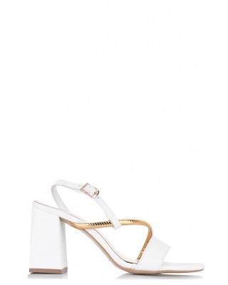 Γυναικεία λευκά δερμάτινα πέδιλα - Mariella Fabiani 2484/7 Γυναικεία λευκά δερμάτινα πέδιλα - Mariella Fabiani 2484/7