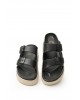 Γυναικείες μαύρες- μπεζ παντόφλες - Ateneo 104 Black-beige Sea Sandals 