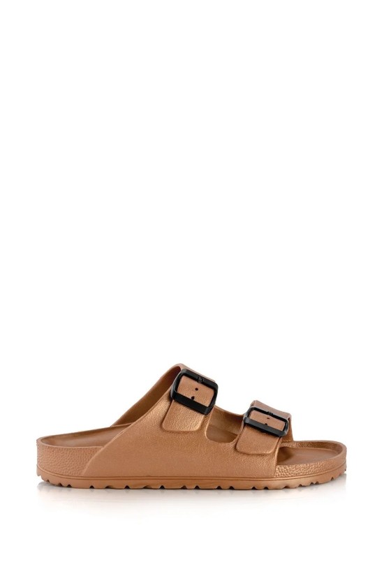 Γυναικείες ροζ χρυσό παντόφλες θάλασσας - Ateneo Rose Gold 01