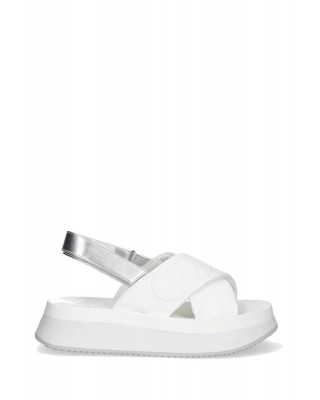 Γυναικεία λευκά/ασημί σανδάλια - Liu Jo Dreamy BA5089EX097