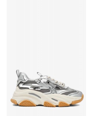 Γυναικεία ασημί sneakers - Steve Madden Possession-E Silver  Γυναικεία ασημί sneakers - Steve Madden Possession-E Silver