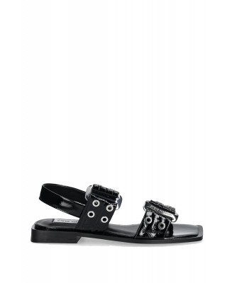 Γυναικεία μαύρα σανδάλια -Steve Madden Saria-E