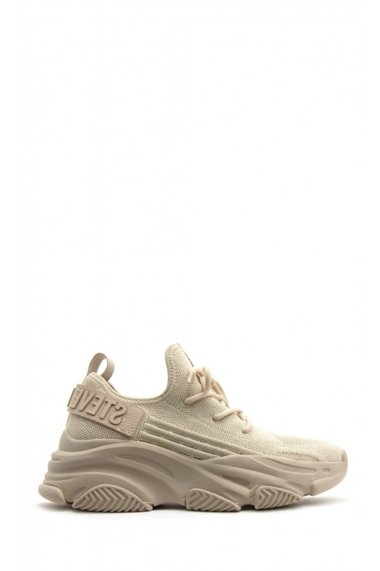 Γυναικεία μπεζ-χρυσό υφασμάτινα sneakers - Steve Madden Protege-e Γυναικεία μπεζ-χρυσό υφασμάτινα sneakers - Steve Madden Protege-e