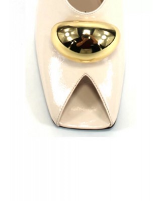 Γυναικεία μπεζ ψηλοτάκουνα mules - Jeffrey Campbell Cheeky-O 0101004219