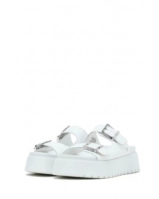 Γυναικεία λευκά δερμάτινα σανδάλια - Windsorsmith Twilight Le 0112000937 Γυναικεία λευκά δερμάτινα σανδάλια - Windsorsmith Twilight Le 0112000937