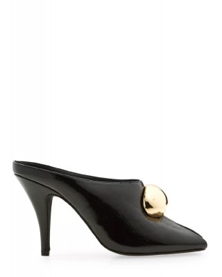 Γυναικεία μαύρα ψηλοτάκουνα mules - Jeffrey Campbell Cheeky-O 0101004219