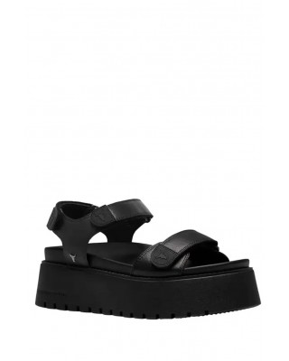 Γυναικεία μαύρα δερμάτινα Σανδάλια Windsor Smith - Thankful 0112001031 Γυναικεία μαύρα δερμάτινα Σανδάλια Windsor Smith - Thankful 0112001031