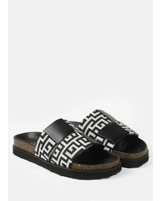 Γυναικεία δερμάτινα σανδάλια με φάσα μαίανδρο - MIRA Γυναικεία δερμάτινα σανδάλια με φάσα μαίανδρο - MIRA