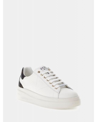 Γυναικεία λευκά δερμάτινα sneakers - Guess Elbina FLJELBFAL12 Γυναικεία λευκά δερμάτινα sneakers - Guess Elbina FLJELBFAL12