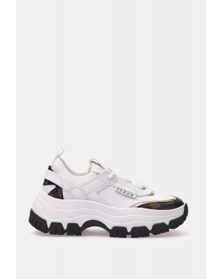 Γυναικείο λευκό sneaker με logo - Guess Braydin FL8BYDSMF12