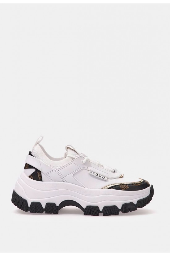 Γυναικείο λευκό sneaker με logo - Guess Braydin FL8BYDSMF12 Γυναικείο λευκό sneaker με logo - Guess Braydin FL8BYDSMF12