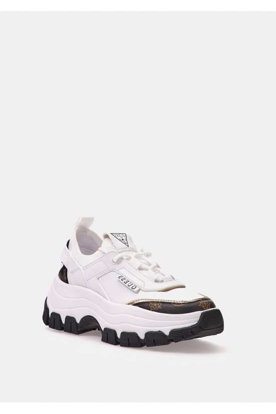Γυναικείο λευκό sneaker με logo - Guess Braydin FL8BYDSMF12 Γυναικείο λευκό sneaker με logo - Guess Braydin FL8BYDSMF12