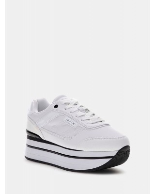 Γυναικείο λευκό sneakers - Runners Hansini Guess FL5HNSPEL12 Γυναικείο λευκό sneakers - Runners Hansini Guess FL5HNSPEL12