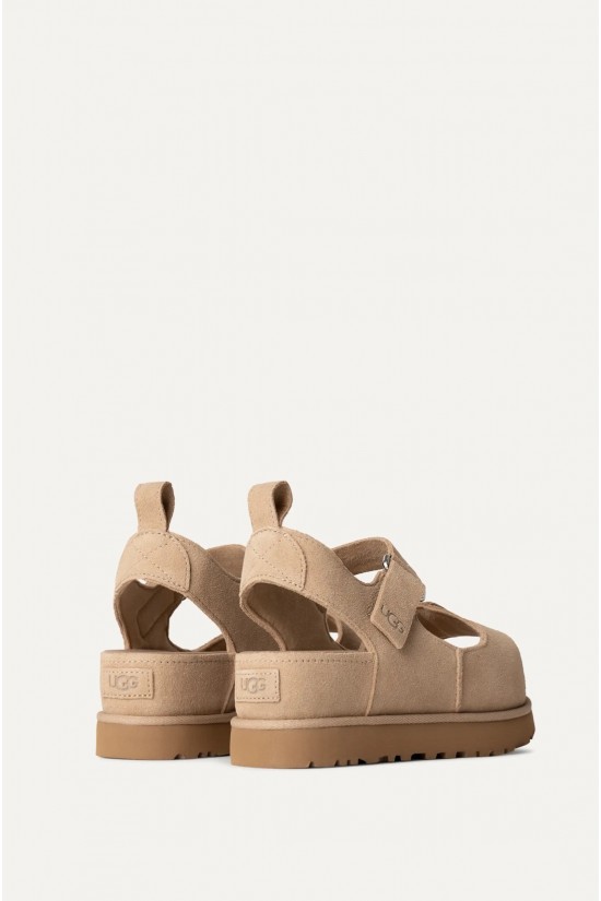 Γυναικεία μπεζ σανδάλια -Ugg Goldenstar Hi Sand W/1167356 Γυναικεία μπεζ σανδάλια -Ugg Goldenstar Hi Sand W/1167356