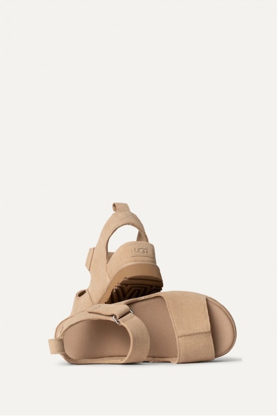 Γυναικεία μπεζ σανδάλια -Ugg Goldenstar Hi Sand W/1167356 Γυναικεία μπεζ σανδάλια -Ugg Goldenstar Hi Sand W/1167356
