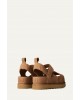 Γυναικεία καφέ σανδάλια -Ugg Goldenstar Hi Che W/1167356 Γυναικεία καφέ σανδάλια -Ugg Goldenstar Hi Che W/1167356