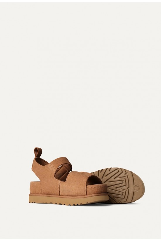 Γυναικεία καφέ σανδάλια -Ugg Goldenstar Hi Che W/1167356 Γυναικεία καφέ σανδάλια -Ugg Goldenstar Hi Che W/1167356