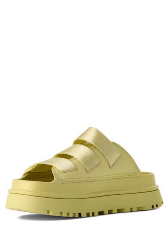 Γυναικεία κίτρινη παντόφλα - Ugg GoldenGlow Slide W/1167430 Γυναικεία κίτρινη παντόφλα - Ugg GoldenGlow Slide W/1167430