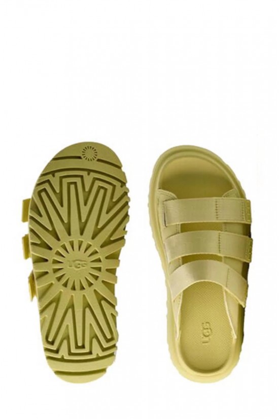 Γυναικεία κίτρινη παντόφλα - Ugg GoldenGlow Slide W/1167430 Γυναικεία κίτρινη παντόφλα - Ugg GoldenGlow Slide W/1167430