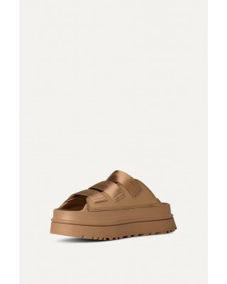 Γυναικεία sand παντόφλα - Ugg GoldenGlow Slide W/1167430 Dark Sand