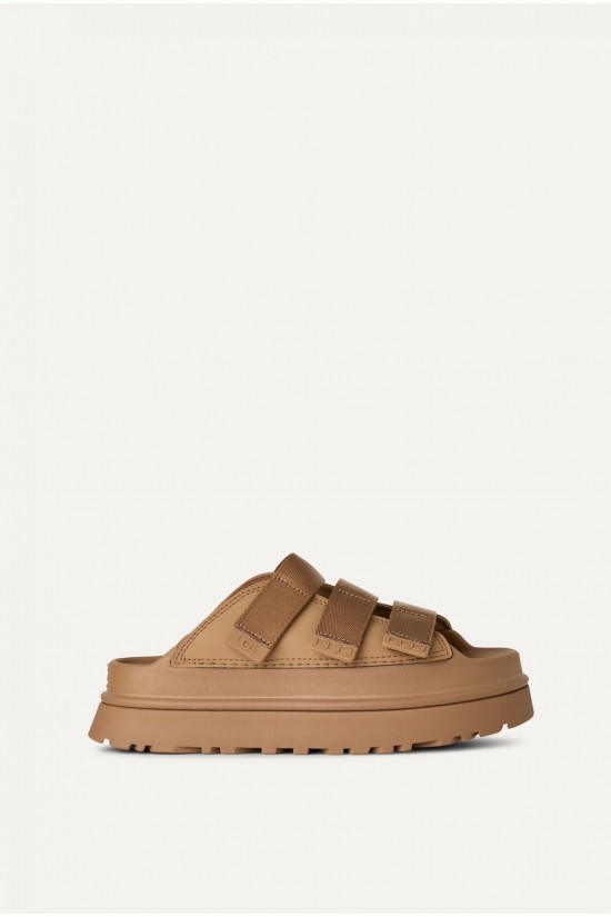 Γυναικεία μπεζ παντόφλα - Ugg GoldenGlow Slide Dark Sand W/1167430 Γυναικεία μπεζ παντόφλα - Ugg GoldenGlow Slide Dark Sand W/1167430