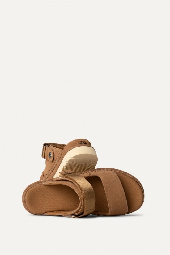 Γυναικεία καφέ σανδάλια - Ugg Goldenstar Glide Che W/1167399 Γυναικεία καφέ σανδάλια - Ugg Goldenstar Glide Che W/1167399
