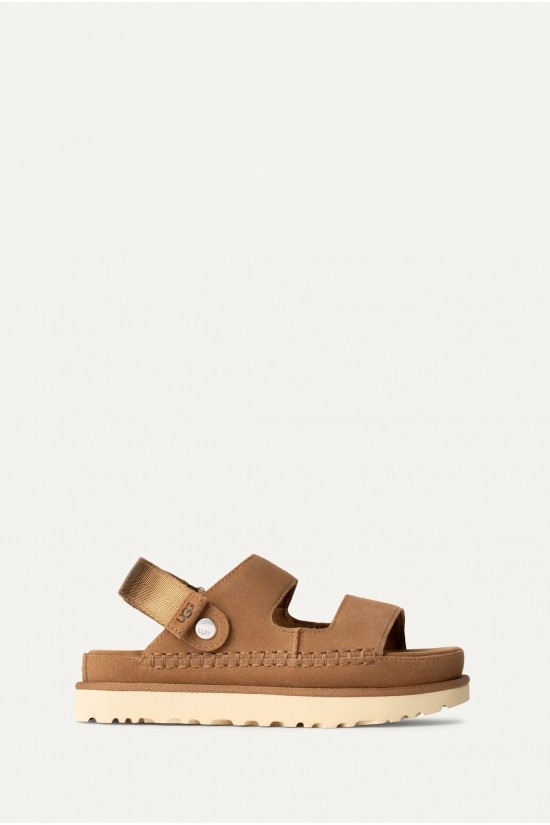 Γυναικεία καφέ σανδάλια - Ugg Goldenstar Glide Che W/1167399 Γυναικεία καφέ σανδάλια - Ugg Goldenstar Glide Che W/1167399