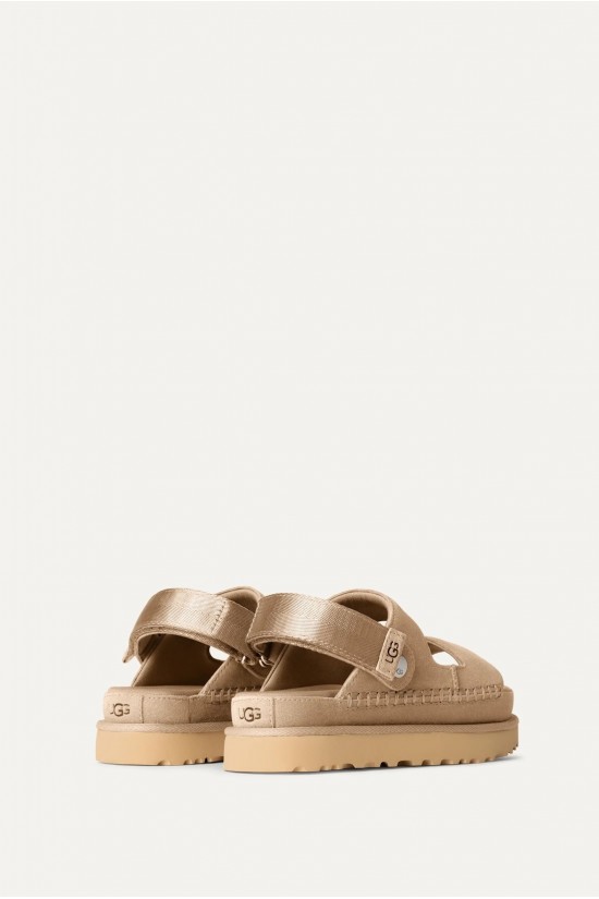 Γυναικεία μπεζ σανδάλια - Ugg Goldenstar Glide Sand W/1167399 Γυναικεία μπεζ σανδάλια - Ugg Goldenstar Glide Sand W/1167399