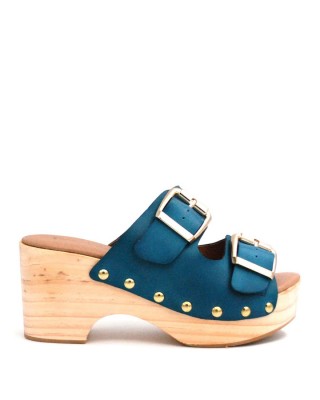 Women's sandals with wooden sole - Favela Maro03 0116001083