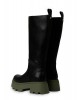 Gralingen women's straight green knee-high boots- Gioseppo 67489