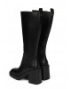 Goeblange women's straight black knee-high boots - gioseppo 67494 Goeblange women's straight black knee-high boots - gioseppo 67494