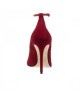 Mourtzi Red Suede Heels With Barrette - 10/1004121